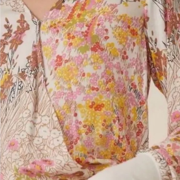 Anthropologie- Tiny Callie Floral Blouse - Picture 2 of 4